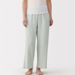 Best Women's Crepe Gauze Long Pants Pajamas & Loungewear|Loungewear