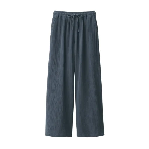Best Women's Crepe Gauze Long Pants Pajamas & Loungewear|Loungewear