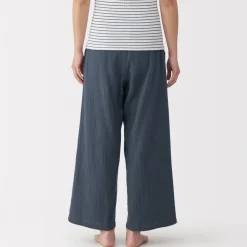 Best Women's Crepe Gauze Long Pants Pajamas & Loungewear|Loungewear