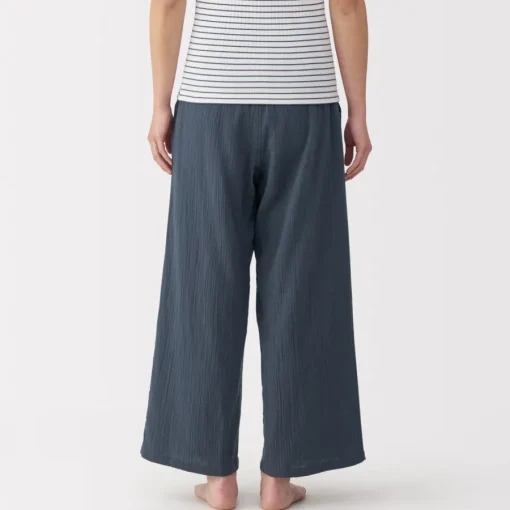 Best Women's Crepe Gauze Long Pants Pajamas & Loungewear|Loungewear