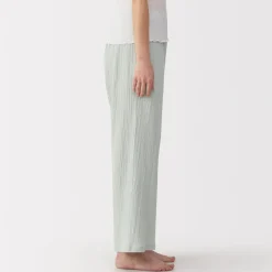 Best Women's Crepe Gauze Long Pants Pajamas & Loungewear|Loungewear