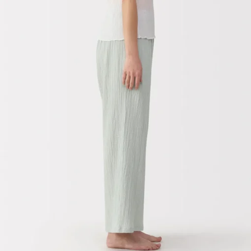 Best Women's Crepe Gauze Long Pants Pajamas & Loungewear|Loungewear