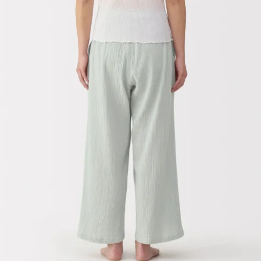 Best Women's Crepe Gauze Long Pants Pajamas & Loungewear|Loungewear