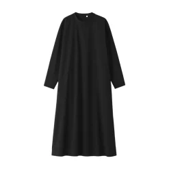 Fashion Women's Easy-Dry Broadcloth Pullover Long Sleeve Dress Women Dresses
