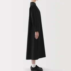 Fashion Women's Easy-Dry Broadcloth Pullover Long Sleeve Dress Women Dresses