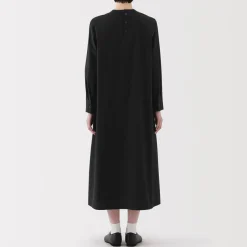 Fashion Women's Easy-Dry Broadcloth Pullover Long Sleeve Dress Women Dresses