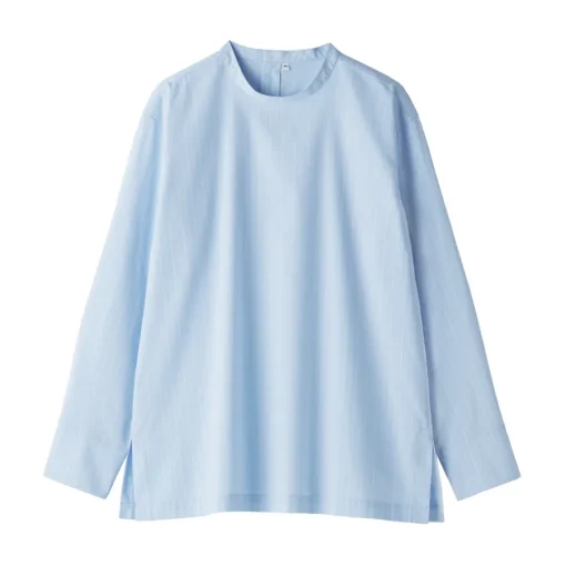 Hot Women's Easy-Dry Broadcloth Striped Long Sleeve Blouse Women Tops & Shirts