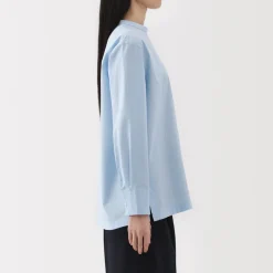 Hot Women's Easy-Dry Broadcloth Striped Long Sleeve Blouse Women Tops & Shirts