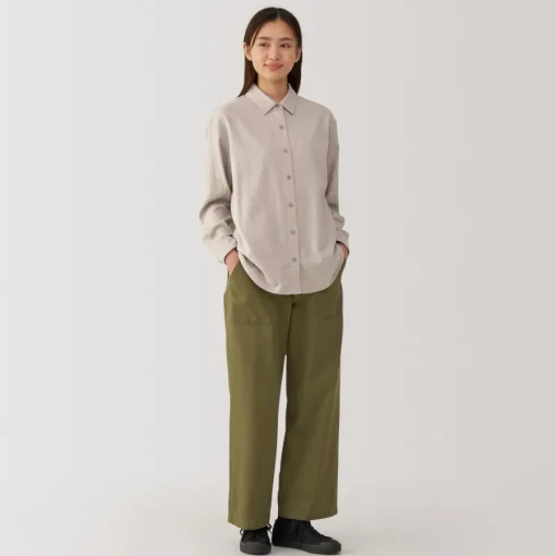 Best Women's Flannel Regular Collar Long Sleeve Shirt Women Tops & Shirts