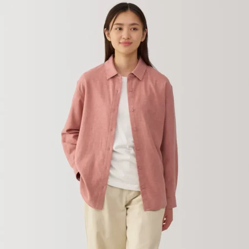 Best Women's Flannel Regular Collar Long Sleeve Shirt Women Tops & Shirts