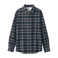Fashion Women's Flannel Regular Collar Long Sleeve Patterned Shirt Women Tops & Shirts