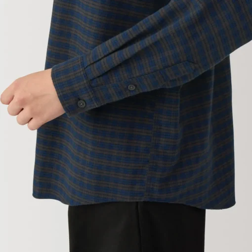 Fashion Women's Flannel Regular Collar Long Sleeve Patterned Shirt Women Tops & Shirts