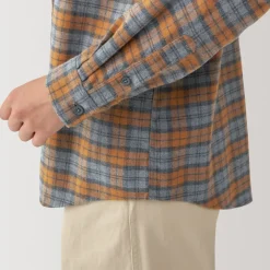 Fashion Women's Flannel Regular Collar Long Sleeve Patterned Shirt Women Tops & Shirts