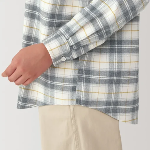 Fashion Women's Flannel Regular Collar Long Sleeve Patterned Shirt Women Tops & Shirts