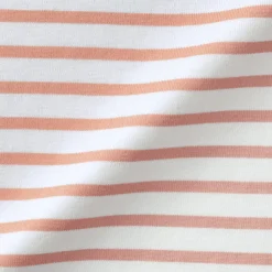 Outlet Women's Heavy Weight Boat Neck Long Sleeve Striped T-Shirt Women T-Shirts