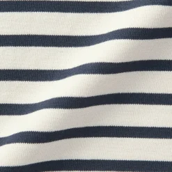 Outlet Women's Heavy Weight Boat Neck Long Sleeve Striped T-Shirt Women T-Shirts