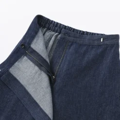 Hot Women's Hemp Blend Denim Skort Women Shorts & Skirts