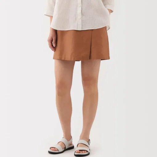 Outlet Women's Hemp Blend Twill Skort Women Shorts & Skirts
