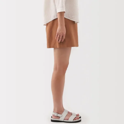 Outlet Women's Hemp Blend Twill Skort Women Shorts & Skirts
