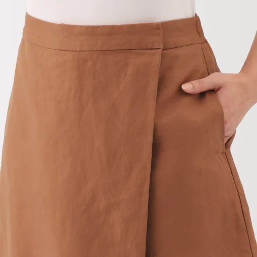 Outlet Women's Hemp Blend Twill Skort Women Shorts & Skirts