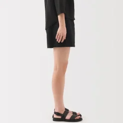 Outlet Women's Hemp Blend Twill Skort Women Shorts & Skirts