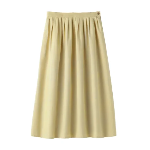 Outlet Women's Hemp Cotton Easy Long Skirt Women Shorts & Skirts