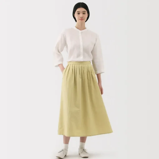 Outlet Women's Hemp Cotton Easy Long Skirt Women Shorts & Skirts