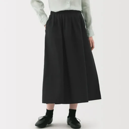 Outlet Women's Hemp Cotton Easy Long Skirt Women Shorts & Skirts