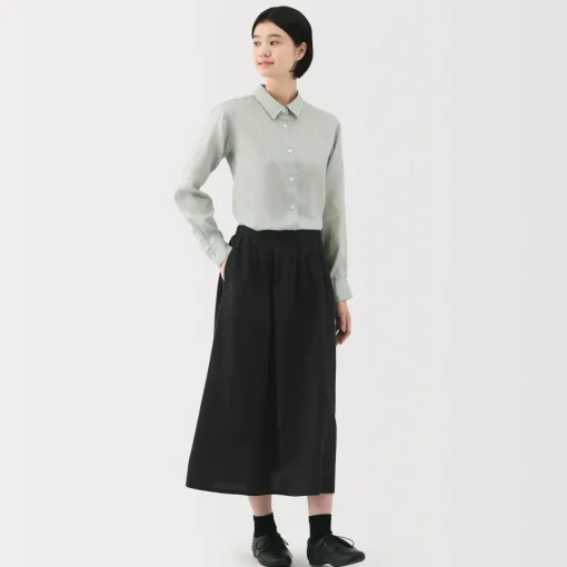 Outlet Women's Hemp Cotton Easy Long Skirt Women Shorts & Skirts