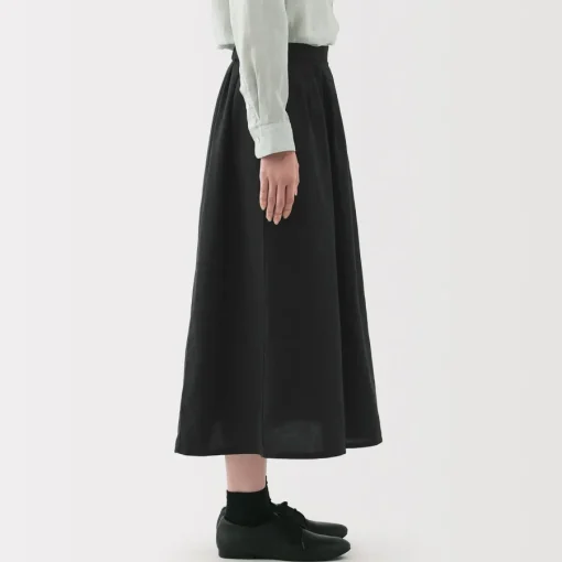 Outlet Women's Hemp Cotton Easy Long Skirt Women Shorts & Skirts
