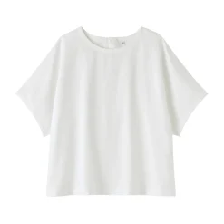 New Women's Hemp Cotton Short Sleeve Blouse Women Tops & Shirts