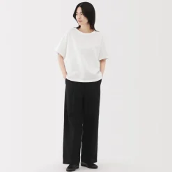 New Women's Hemp Cotton Short Sleeve Blouse Women Tops & Shirts