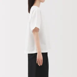 New Women's Hemp Cotton Short Sleeve Blouse Women Tops & Shirts