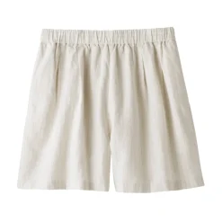 Best Women's Hemp Cotton Striped Easy Shorts Women Shorts & Skirts
