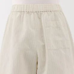 Best Women's Hemp Cotton Striped Easy Shorts Women Shorts & Skirts