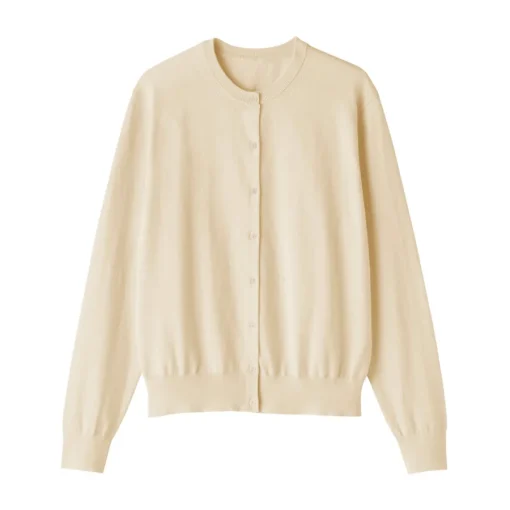 Clearance Women's High Twisted Crew Neck Cardigan Women Sweaters & Cardigans