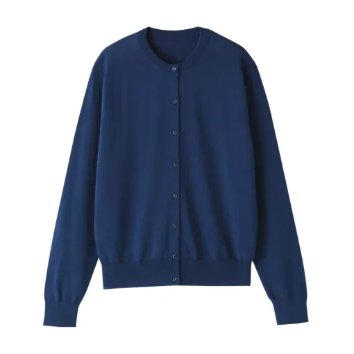 Clearance Women's High Twisted Crew Neck Cardigan Women Sweaters & Cardigans