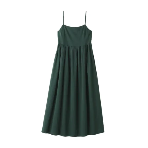 Best Women's High Twisted Veil Camisole Dress Women Dresses