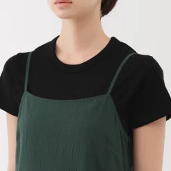 Best Women's High Twisted Veil Camisole Dress Women Dresses