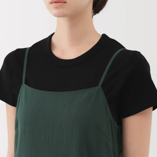 Best Women's High Twisted Veil Camisole Dress Women Dresses
