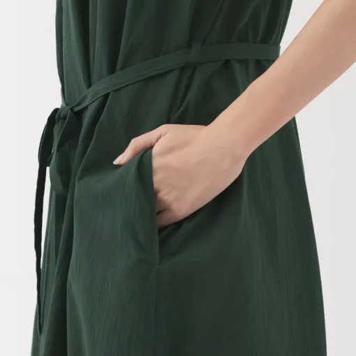 Outlet Women's High Twisted Veil French Sleeve Dress Women Dresses