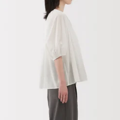Clearance Women's High Twisted Veil Short Sleeve Blouse Women Tops & Shirts