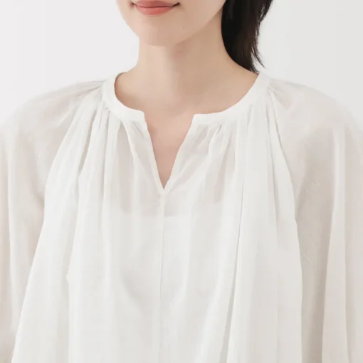 Clearance Women's High Twisted Veil Short Sleeve Blouse Women Tops & Shirts