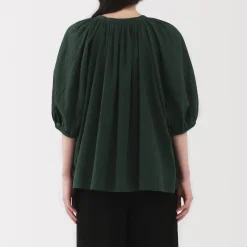 Clearance Women's High Twisted Veil Short Sleeve Blouse Women Tops & Shirts