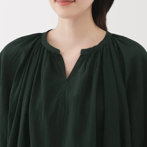Clearance Women's High Twisted Veil Short Sleeve Blouse Women Tops & Shirts