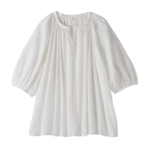 Clearance Women's High Twisted Veil Short Sleeve Blouse Women Tops & Shirts