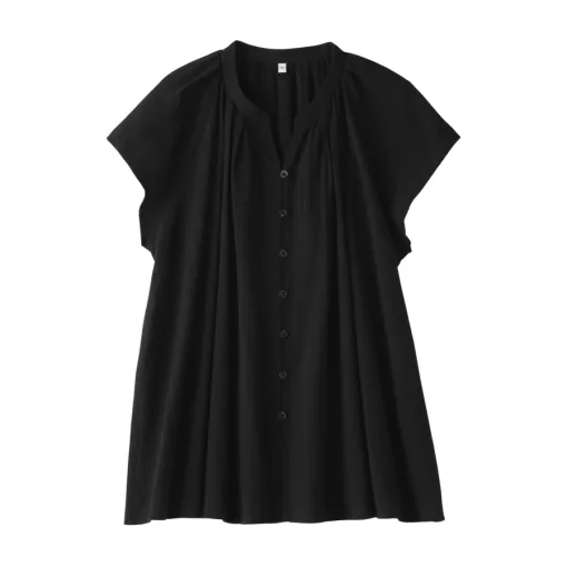 Discount Women's High Twisted Veil French Sleeve Blouse Women Tops & Shirts