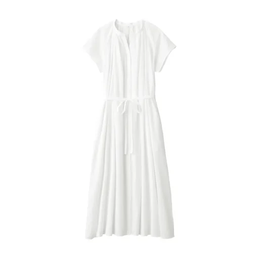 Fashion Women's High-Twist Veil French Sleeve Dress Women Dresses