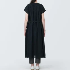 Fashion Women's High-Twist Veil French Sleeve Dress Women Dresses