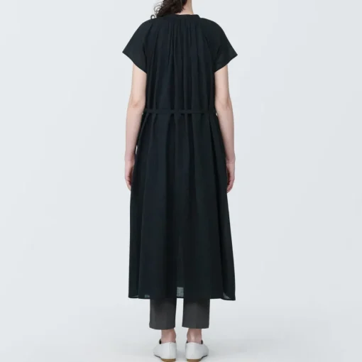 Fashion Women's High-Twist Veil French Sleeve Dress Women Dresses